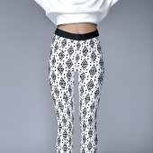 Leggings Triangles géométriques noirs