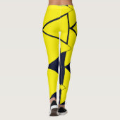 Leggings Triangles jaunes (Dos)