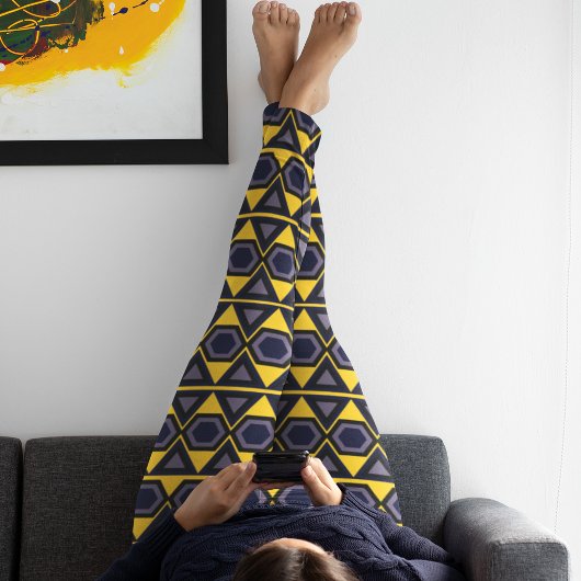 Leggings Triangles jaunes hawaïens