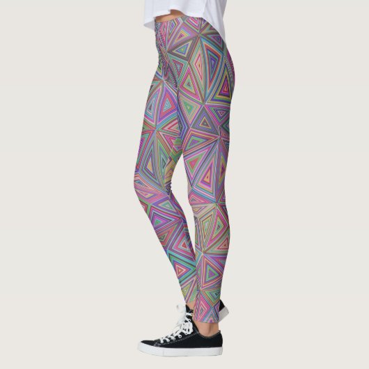 leggings triangles pastel (Gauche)