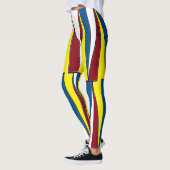 Leggings Triangles Rouge Jaune Bleu (Gauche)