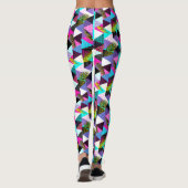 Leggings Triangles Style Neon Memphis (Dos)