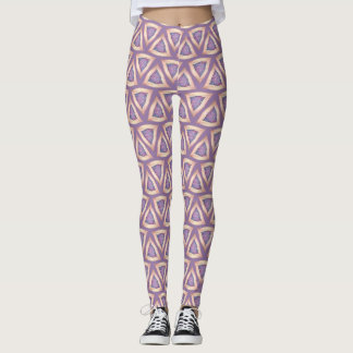 Leggings triangles texturés