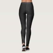 Leggings Tribal Modernes Cool Pantalon Noir Élasti (Dos)