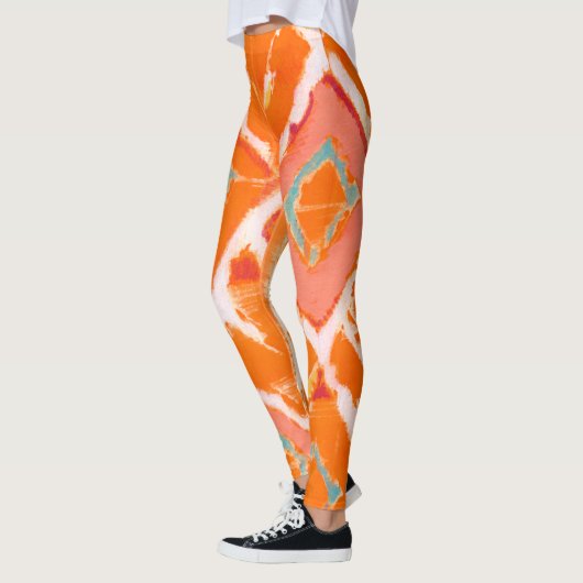 Leggings Tribal Orange II (Gauche)
