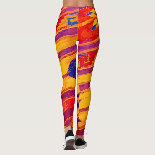 Leggings tribaux aztèques (Dos)