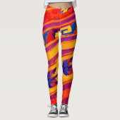 Leggings tribaux aztèques (Devant)