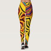 Leggings Tribaux Colorés (Dos)
