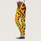 Leggings Tribaux Colorés (Gauche)