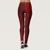 Leggings Tribaux modernes Cool Red Stretchy Pants (Dos)