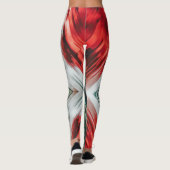 Leggings Tricolore blanc vert rouge (Dos)