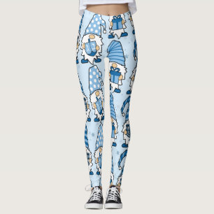 Leggings trios de Hanoukka Gnomes