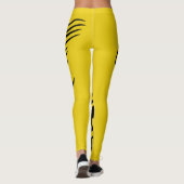 Leggings Triple Cheval de Pony Jaune Bronco Stallion Linear (Dos)