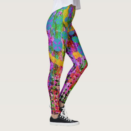 Leggings Trippy Abstrait (Droite)