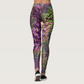 Leggings Trippy Funky Super numérique Abstrait Fractal Art (Dos)