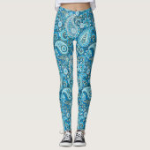 Leggings Trippy Hippy Retro Paisley (Devant)