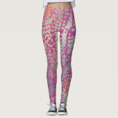 Leggings Trippy Modern Abstrait (Devant)