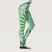 Leggings Tristyns d'algues vertes Mandala (Droite)