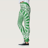 Leggings Tristyns d'algues vertes Mandala (Gauche)