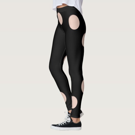 Leggings Trompe - l ' oeil avec des trous de cercle pour le (Gauche)