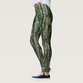 Leggings Tronc d'arbre (écorce en bois) (Gauche)