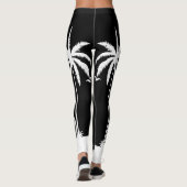 Leggings Tropical Beach Island Palm Tree (Dos)