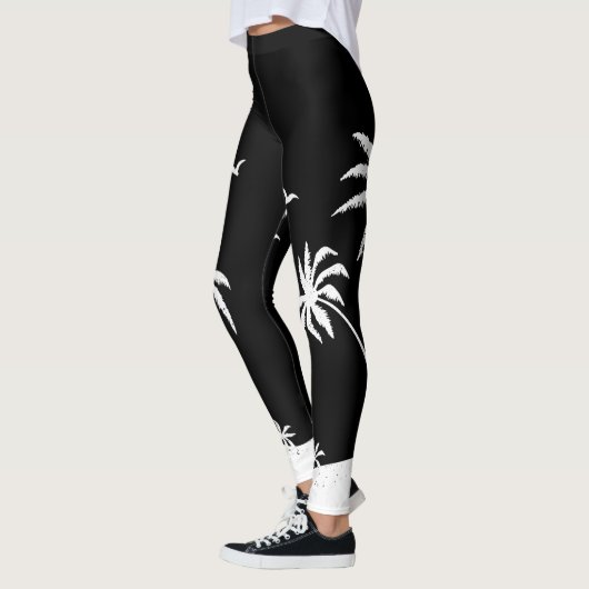 Leggings Tropical Beach Island Palm Tree (Gauche)