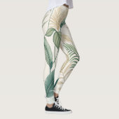 Leggings Tropical Botanical Seamless Pattern for  (Droite)