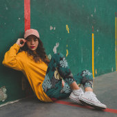 Leggings Tropical foncé