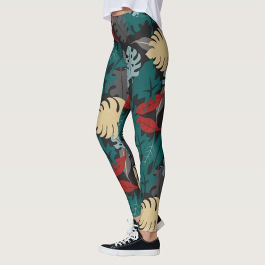 Leggings Tropical foncé (Gauche)
