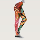 Leggings tropical/hawaïen/floral/fleur (Droite)