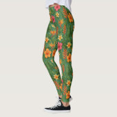 Leggings Tropical/Hawaii patterned floral (Gauche)