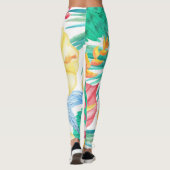 Leggings Tropical moderne (Dos)