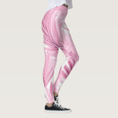 Leggings Tropical rose et blanc (Droite)