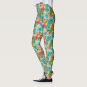 Leggings Tropical Yorkshire Terrier Beach Vibes (Gauche)