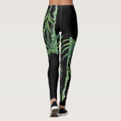 Leggings tropicaux Hibiscus et Bambou (Dos)