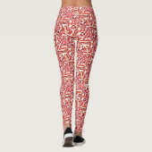 Leggings Tropique rouge (Dos)