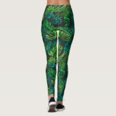 Leggings Tropiques Verts (Dos)