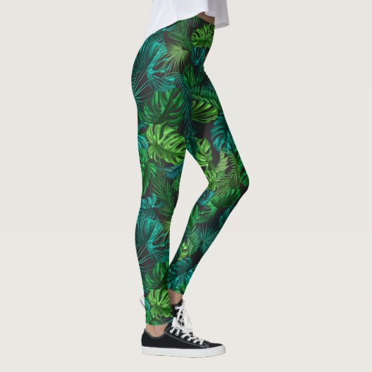 Leggings Tropiques Verts (Droite)