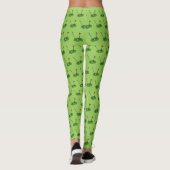 Leggings Trou de golf avec Motif Drapeau (Dos)