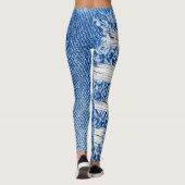 Leggings Trou, jean denim, texture déchirée (Dos)