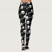 Leggings Trou noir pour noir (Dos)