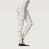 Leggings Troupeau de motif d'alpaga (Droite)