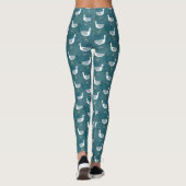 Leggings Troupeau de mouettes Oiseau nautique (Dos)