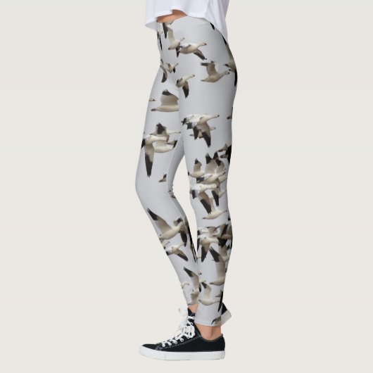 Leggings Troupeau d'oies en vol (Gauche)