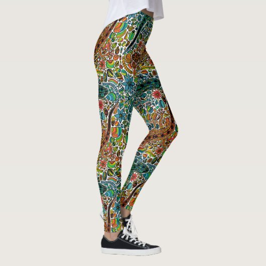 Leggings Trouvez les geckos (Droite)