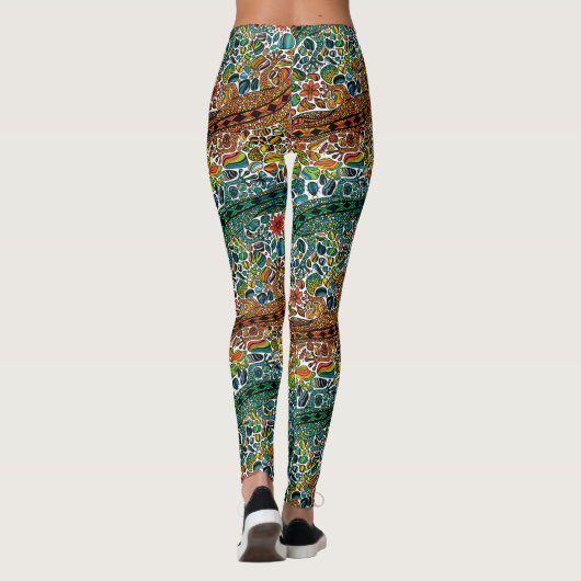 Leggings Trouvez les geckos (Dos)