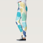 Leggings Trucs de pinceau colorés (Gauche)