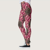 Leggings True Love Rose Romantique Saint Valentin B&W Leggi (Gauche)