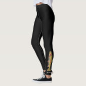 Leggings Truite arc-en-ciel, art original, Mary K (Gauche)